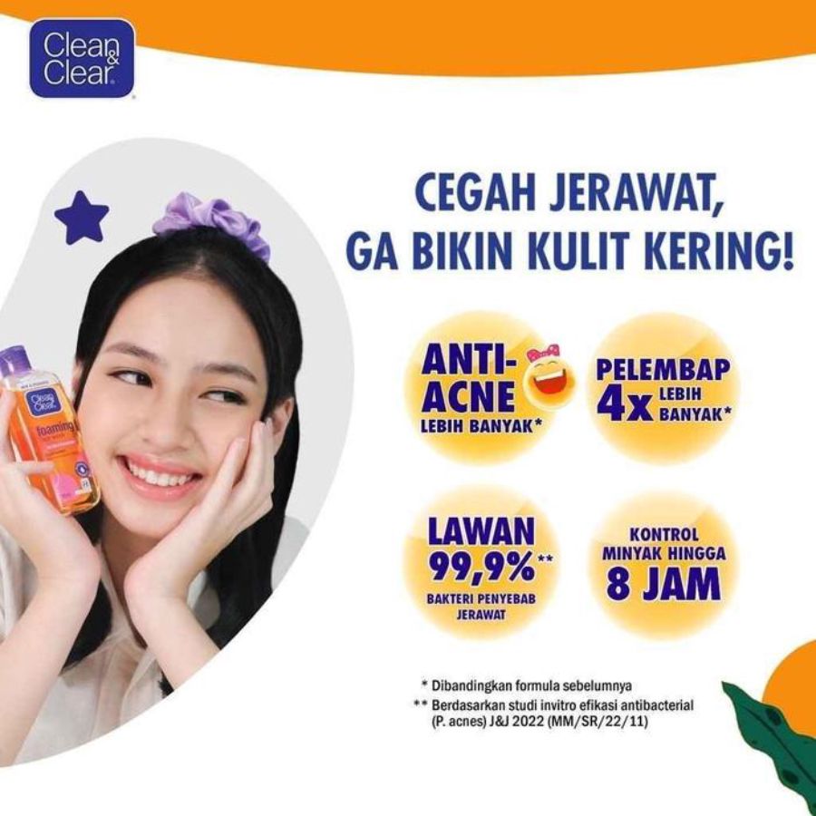 Clean & Clear Foaming Face Wash 100ml