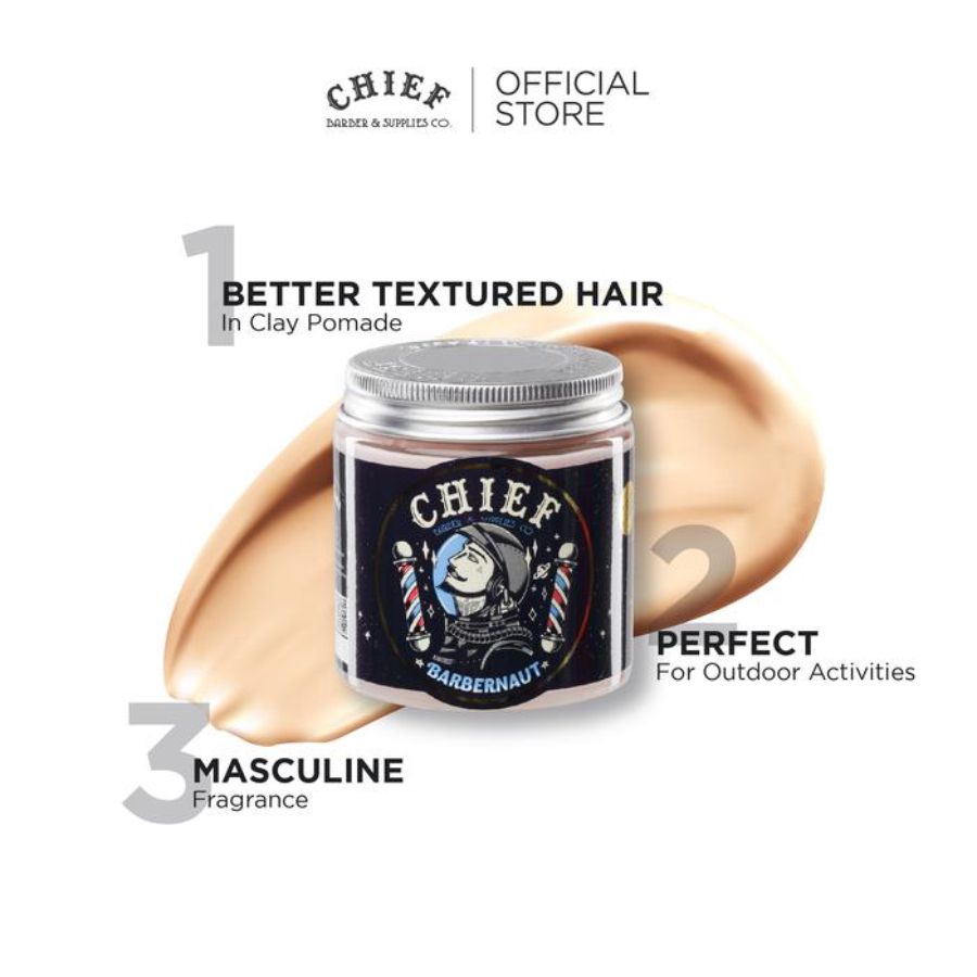 Chief Space Clay Pomade Textured & Natural Look 120gram