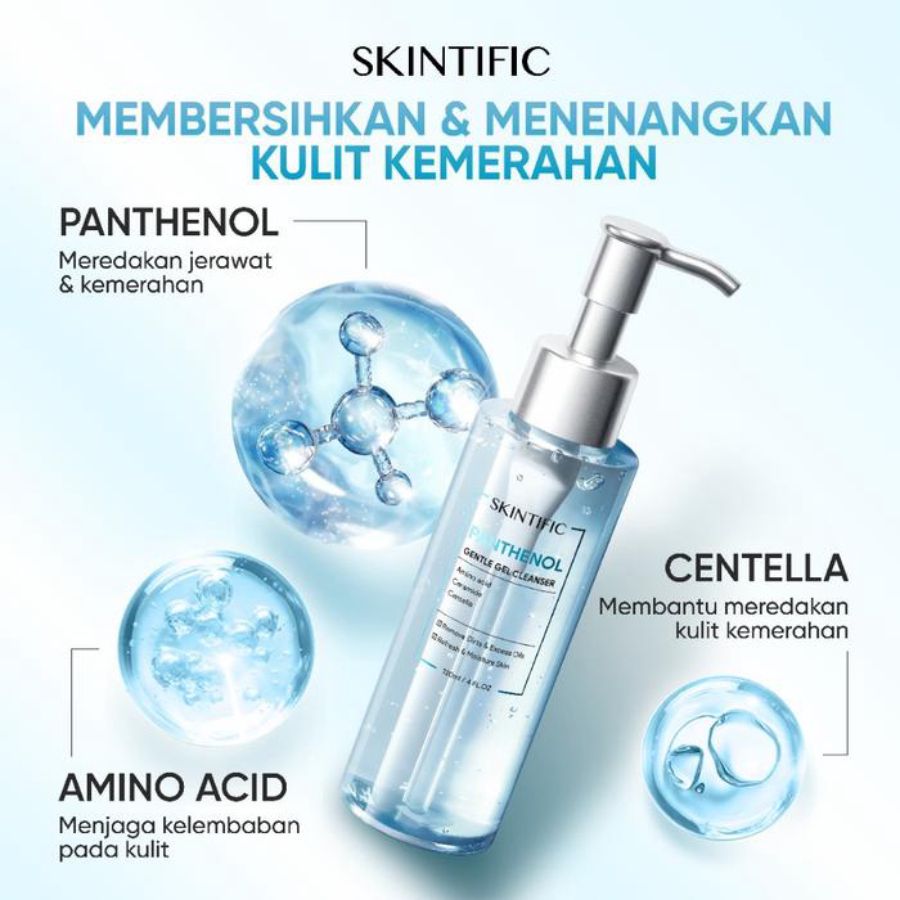 Skintific Panthenol Gentle Care Cleanser Face Wash 120ml
