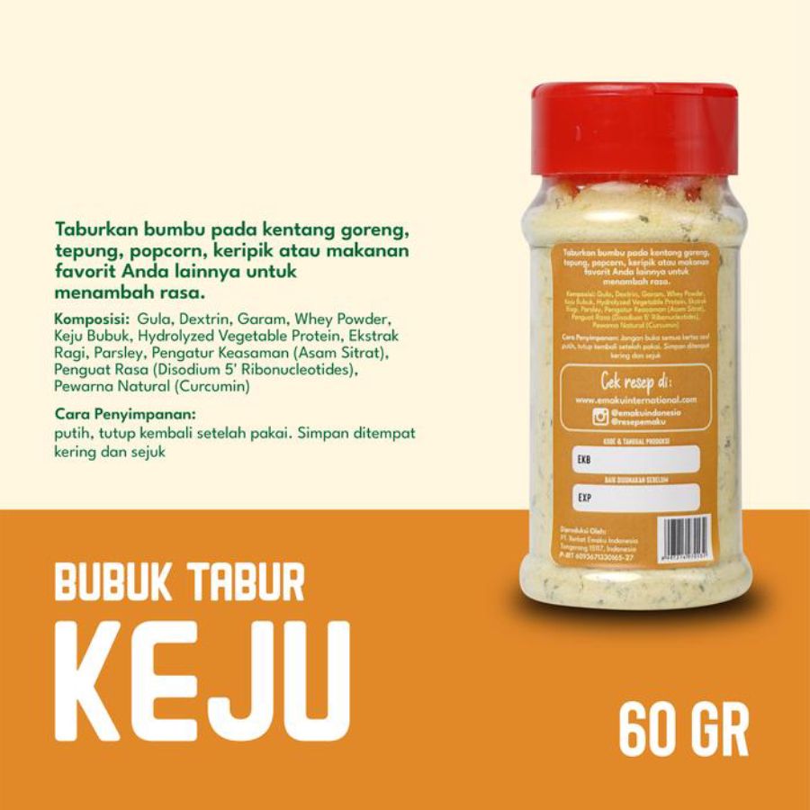 Emaku Bubuk Tabur Keju 60gram