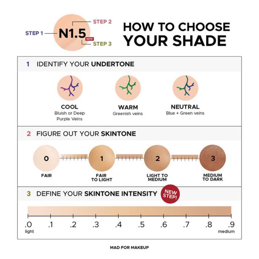 Mad For Makeup Pearl-Fect Cover N1.5 Skintint 23ml