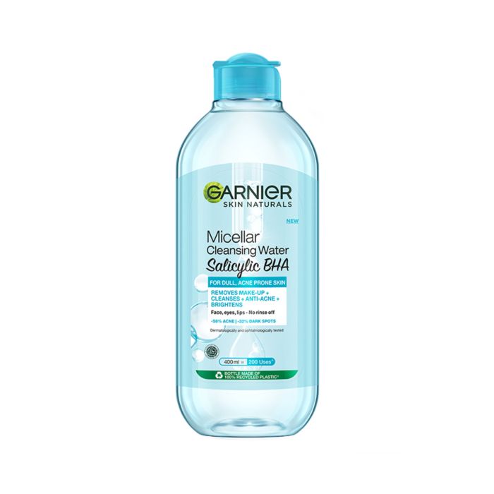 Garnier Micellar Water Salicylic BHA Pembersih Make Up
