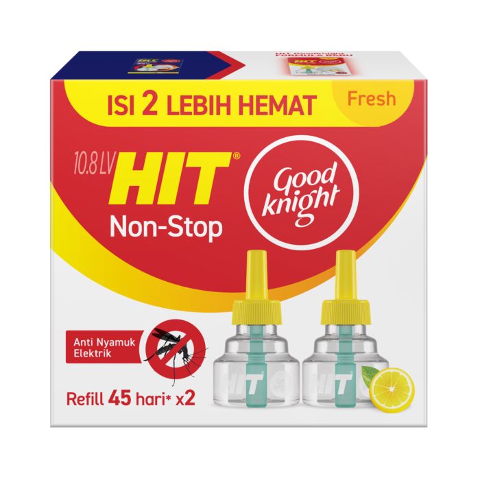 HIT Good Knight Non Stop Fresh Pembasmi Serangga 2 x 35 ml