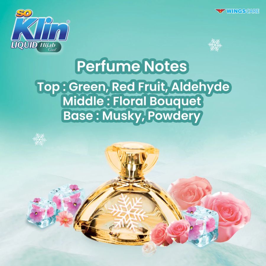 SoKlin Liquid Hijab Cool Deterjen Cair 1600ml