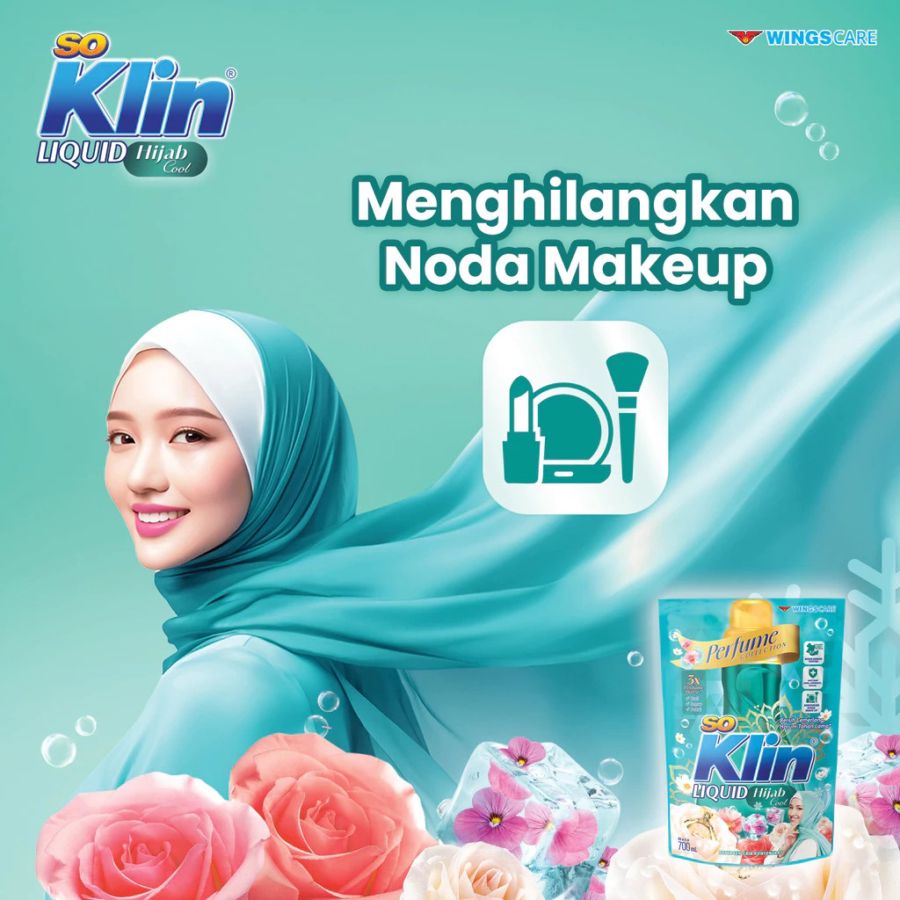 SoKlin Liquid Hijab Cool Deterjen Cair 1600ml