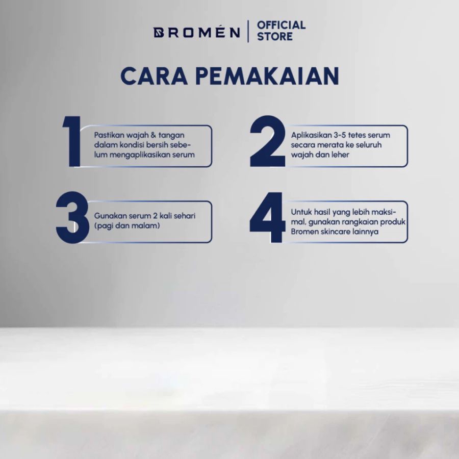 Bromen Brightening Serum Wajah Pria 20ml
