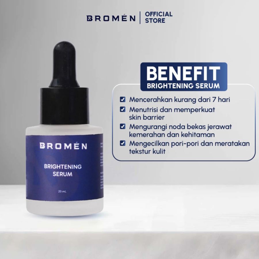 Bromen Brightening Serum Wajah Pria 20ml