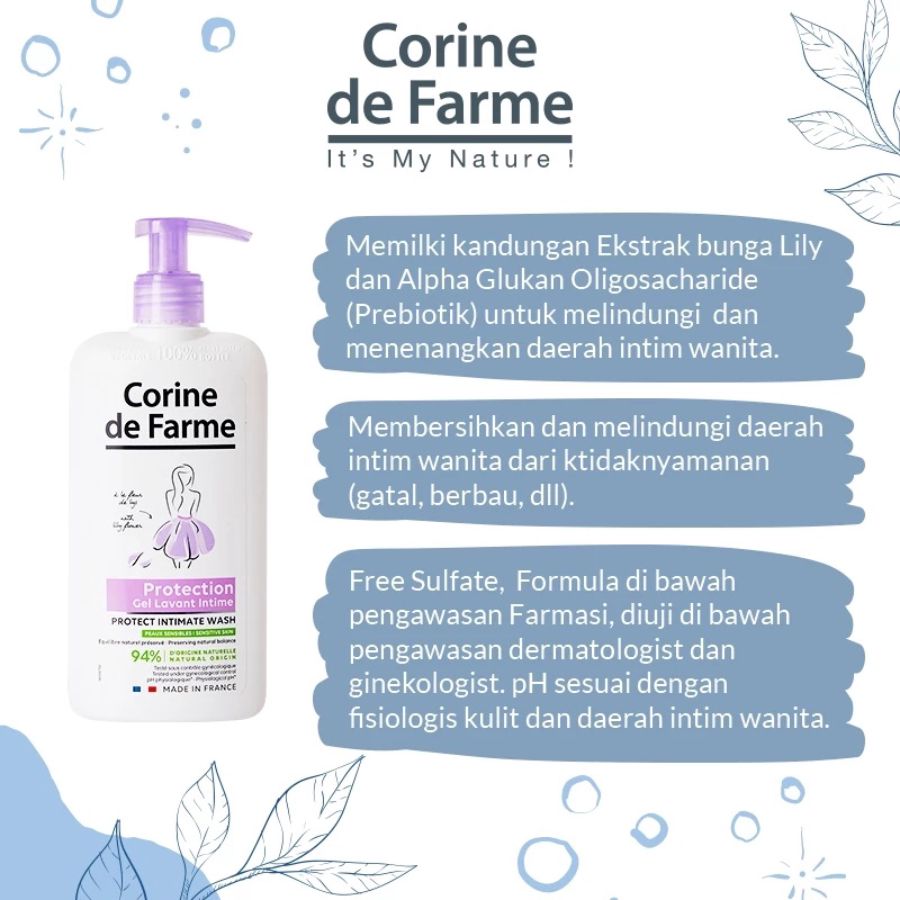 Corine De Farme Protect Intimate Wash 250ml