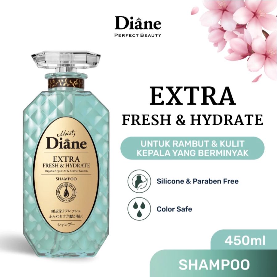Moist Diane Extra Fresh & Hydrate Shampoo 450ml