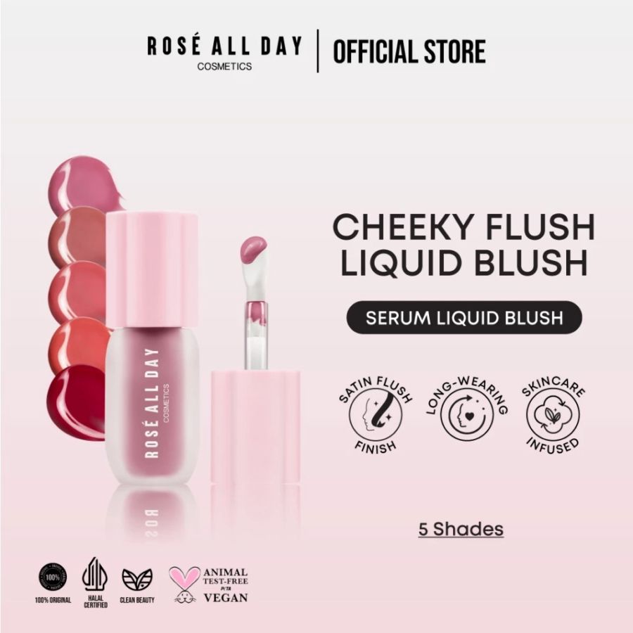 Rose All Day Cheeky Flush Autumn Breeze Liquid Blush 10ml