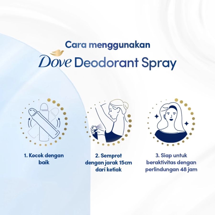 Dove Original Nourished & Smooth Deodorant Spray 135ml
