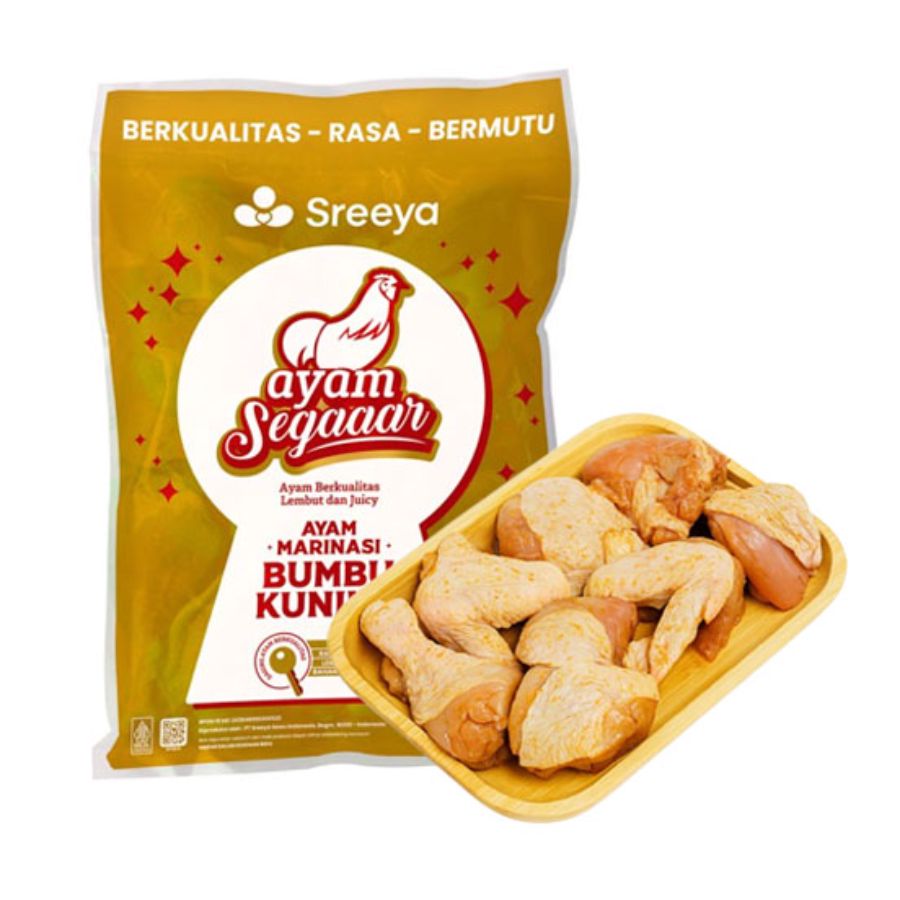 Ayam Segar Bumbu Kuning Sreeya 500gram