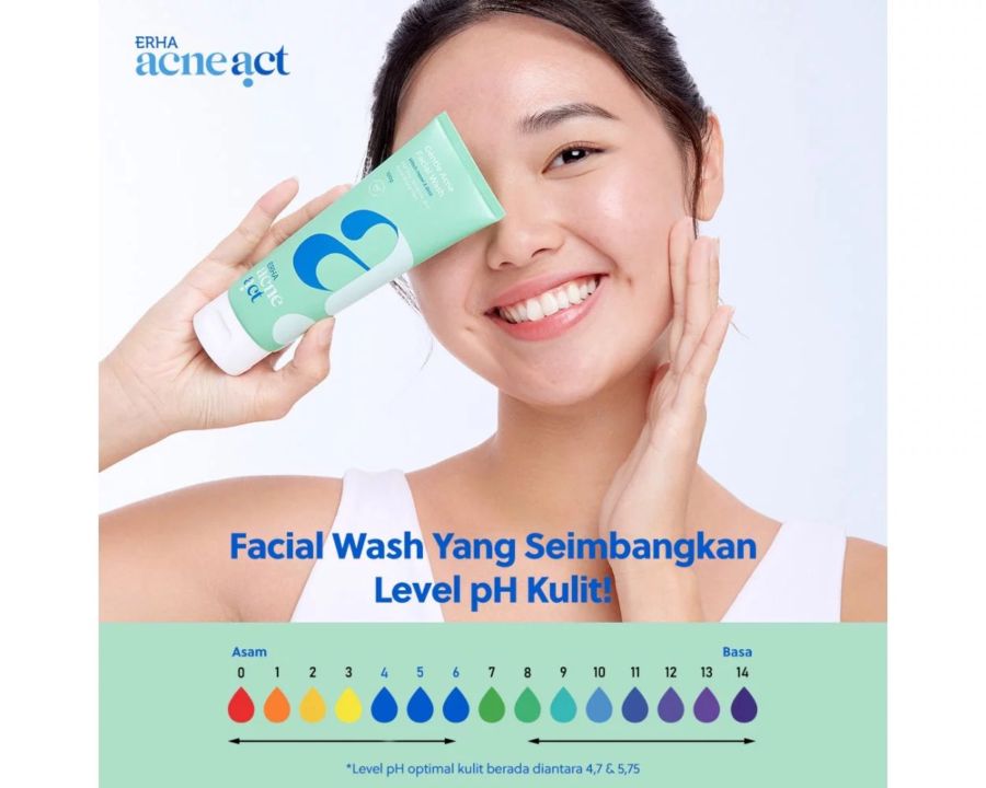 Erha Acneact Wh Gentle Acne Facial Wash 100gram
