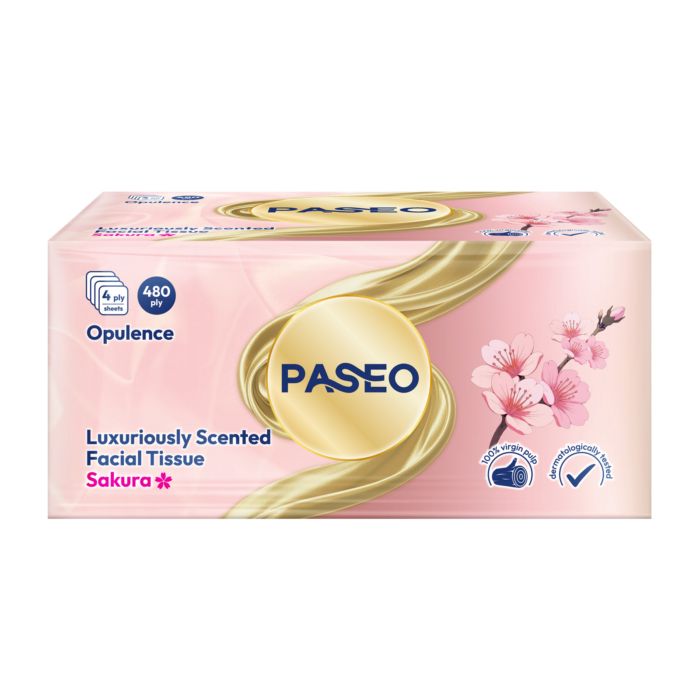 Paseo Opulence Luxuriously Scented Facial Tissue Sakura