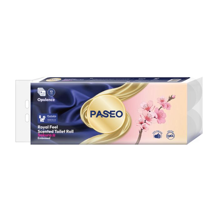Paseo Opulence Royal Feel Scented Toilet Roll Sakura 4 Ply
