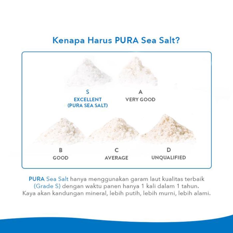 Pura Sea Salt Fine 300gram