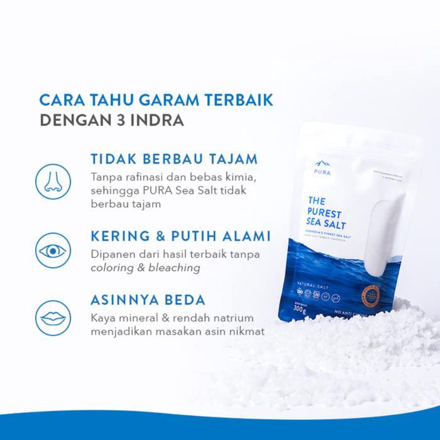 Pura Sea Salt Fine 300gram