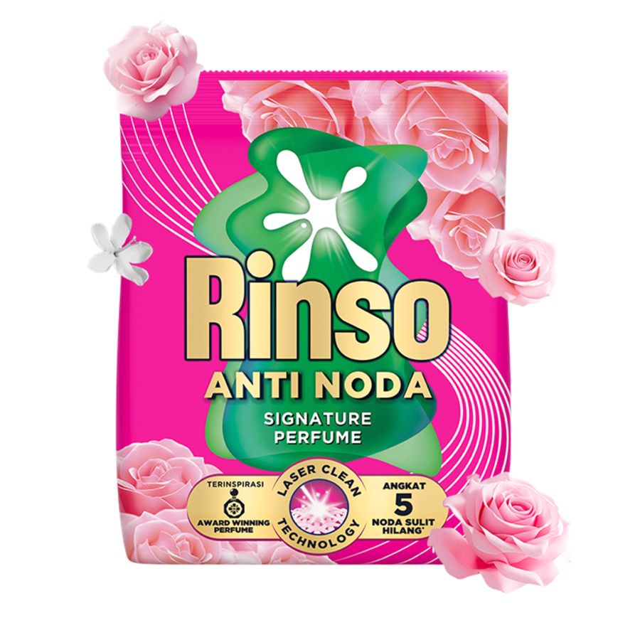 Rinso Anti Noda Rose Fresh Deterjen Bubuk 1440gram