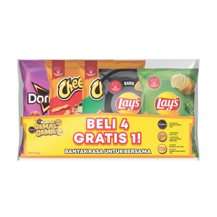 Paket Bundling Snack Cemal Cemil 217gram