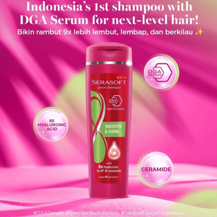 Serasoft Smooth & Shine Serum Shampoo 340ml