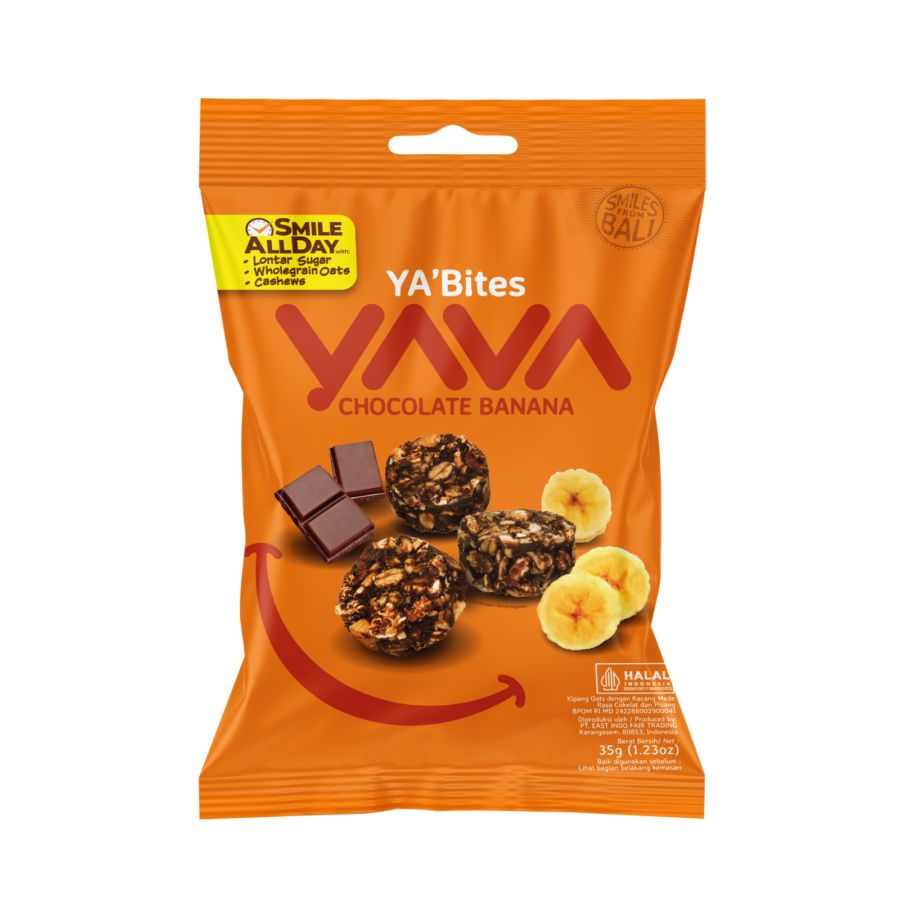 Yava YA'Bites Chocolate Banana 35gram