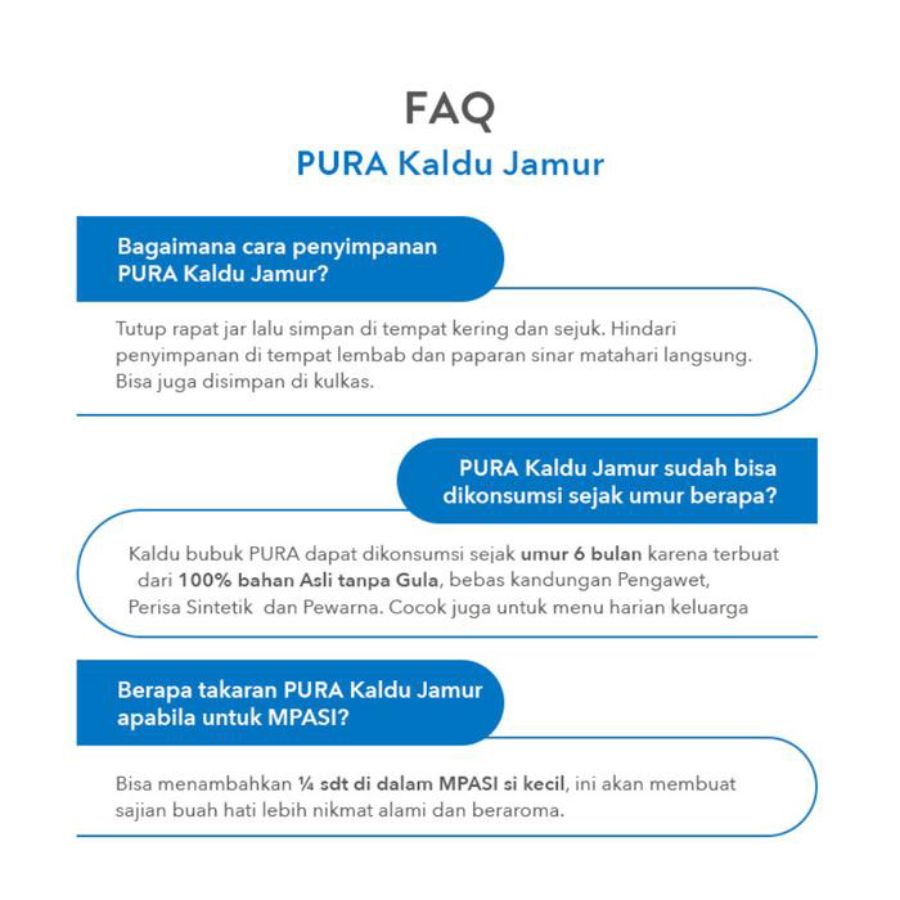 Pura Mushroom Seasoning Powder 20gram