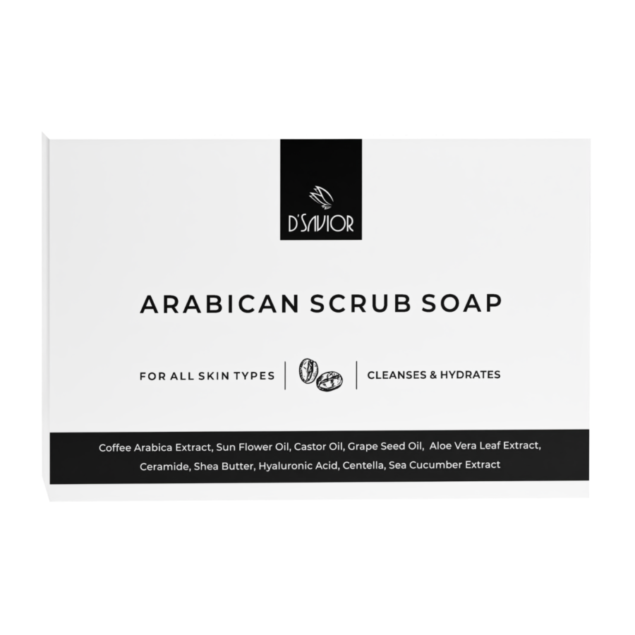 D'Savior Arabican Scrub Barsoap 1pcs