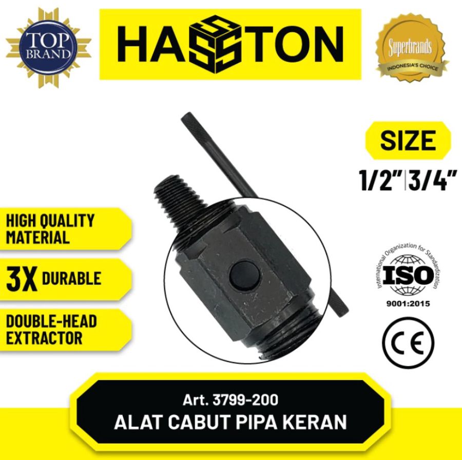 Hasston 3799-200 Alat Cabut Pipa Keran 1/2 - 3/4 inch
