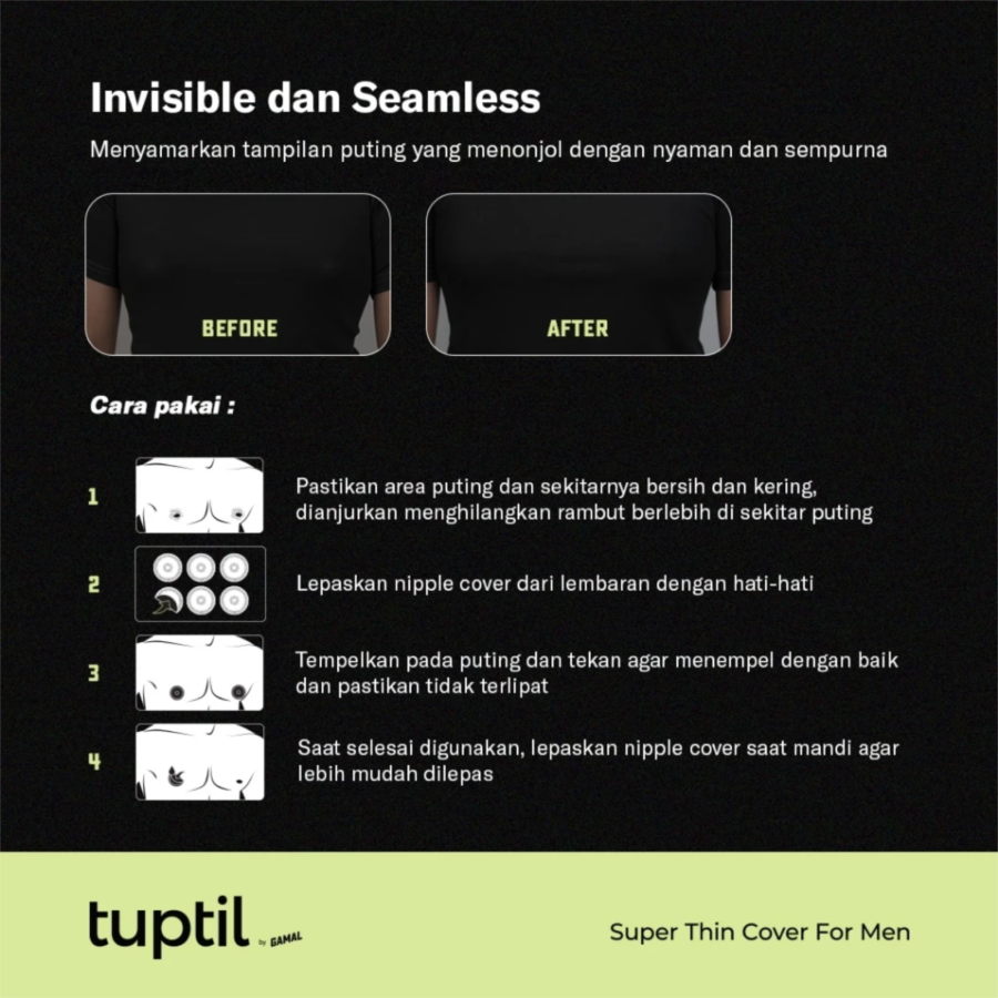 GAMAL Tuptil Nipple Cover 10pair