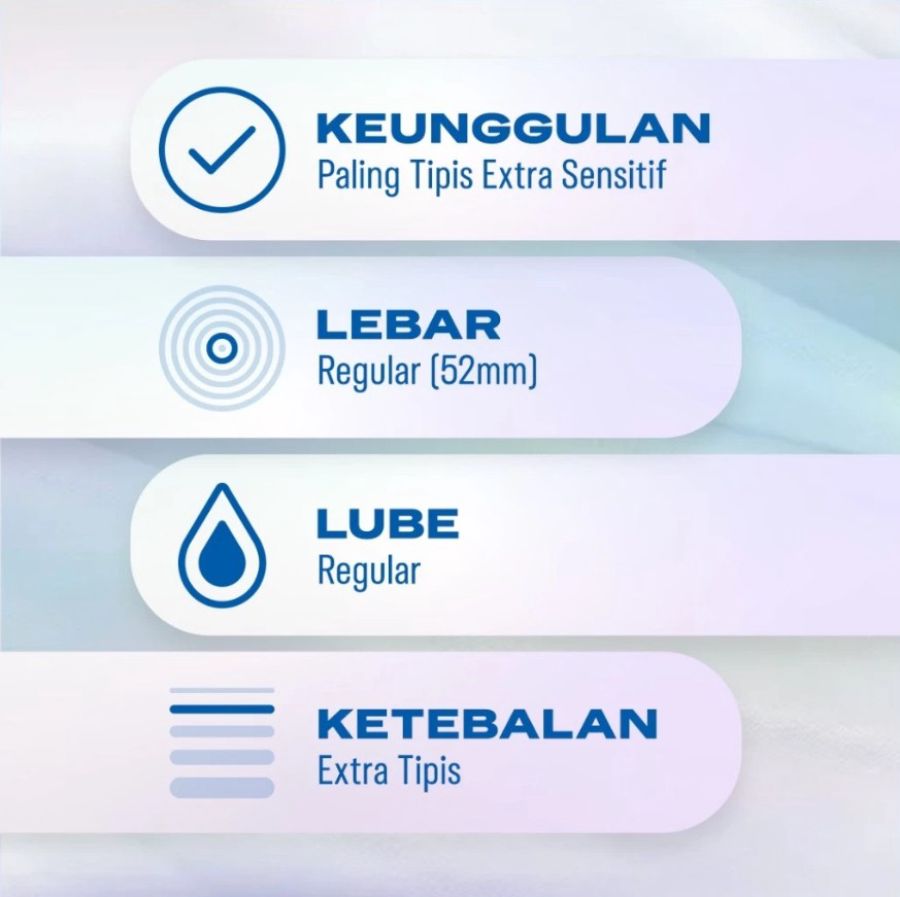 Durex Invisible Extra Thin Kondom Pria 2sachets