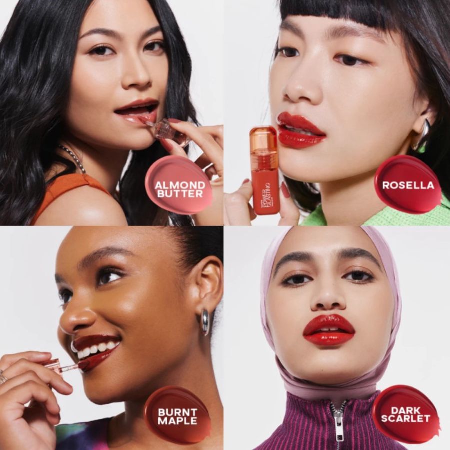 Luxcrime Powder Glasting Tinted Peony Lip Oil 3gram