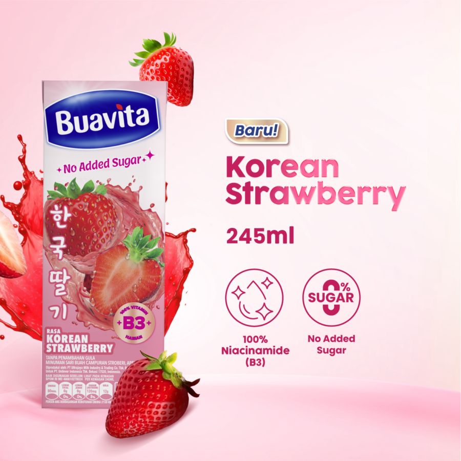 Buavita Korean Strawberry Juice 245ml