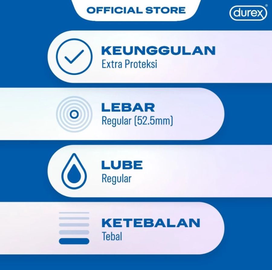 Durex Extra Safe Kondom Pria 3sachets