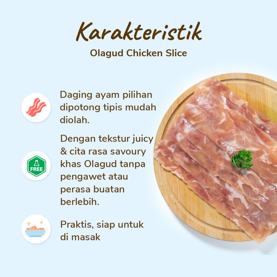 Olagud Chicken Slice 380gram