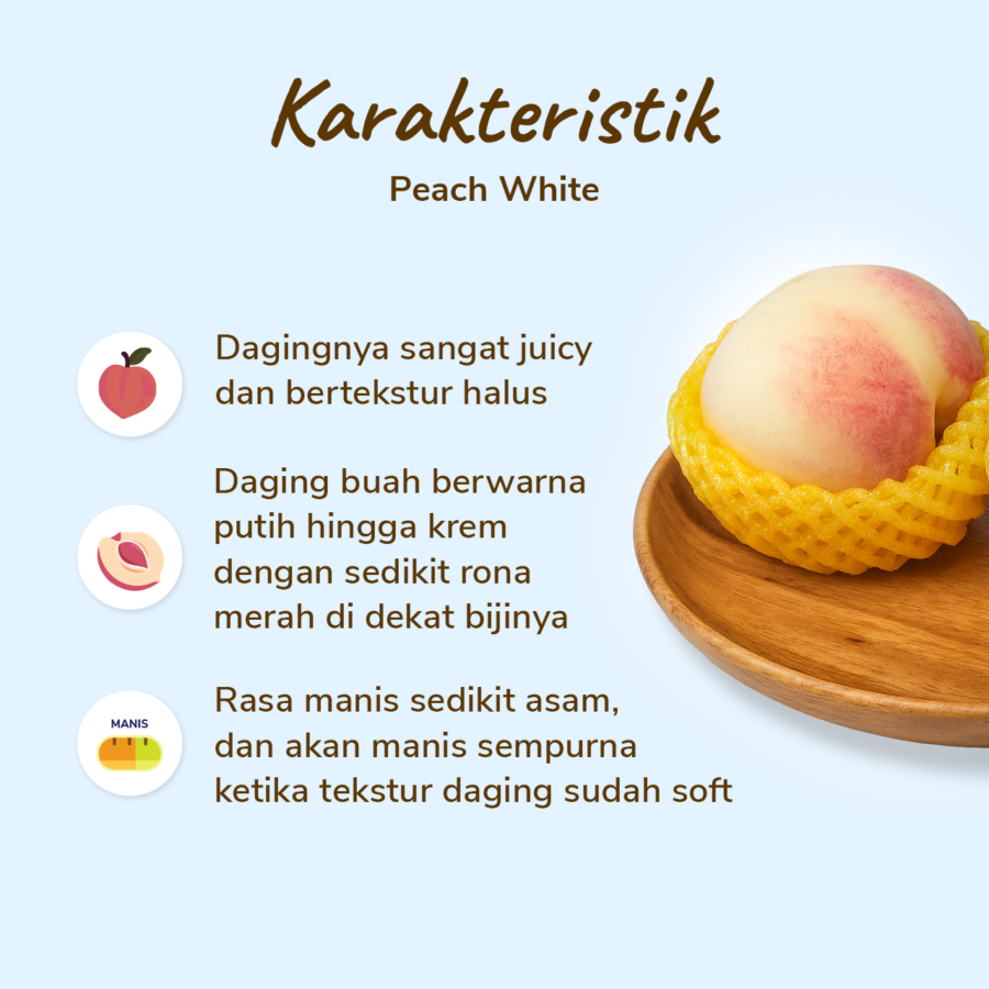 Peach White Astro Farm 400gram