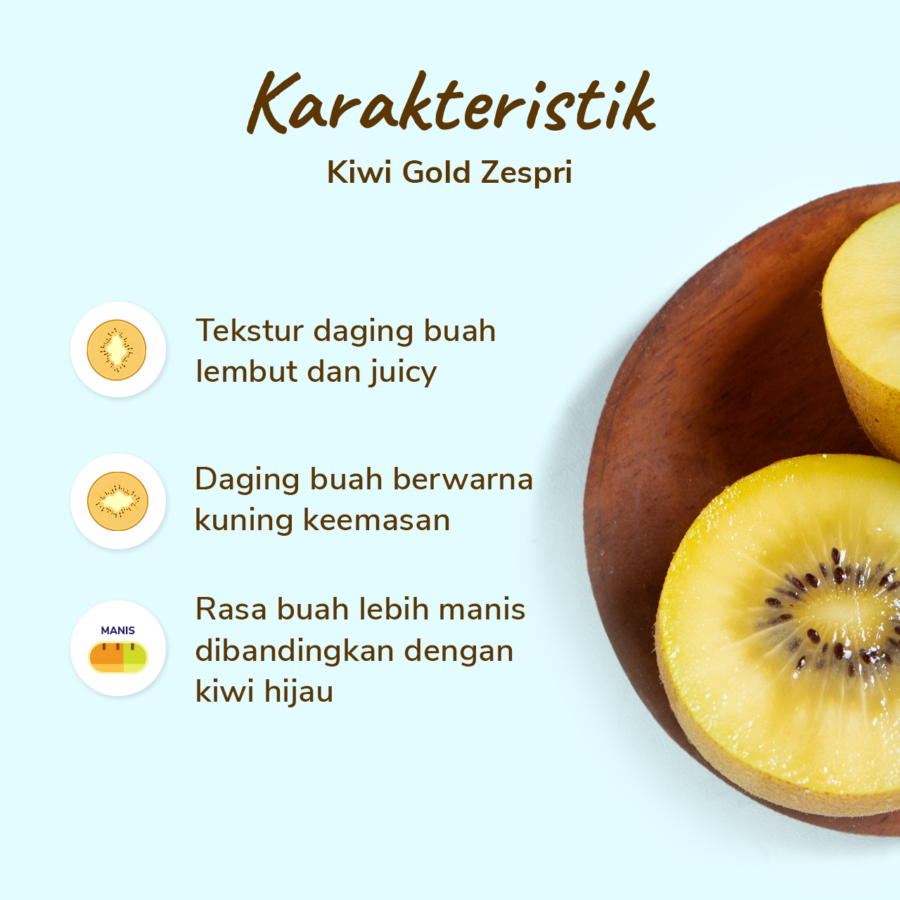 Kiwi Gold Zespri Astro Farm 1 pcs 115-125gram