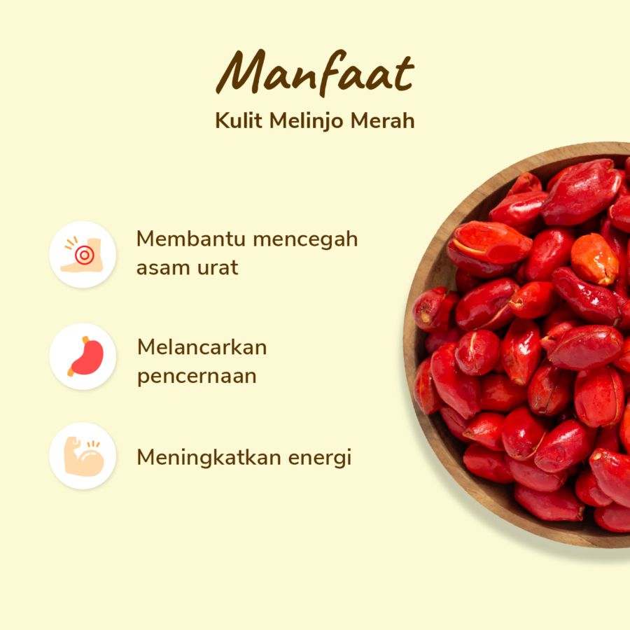 Kulit Melinjo Merah Astro Farm 500gram