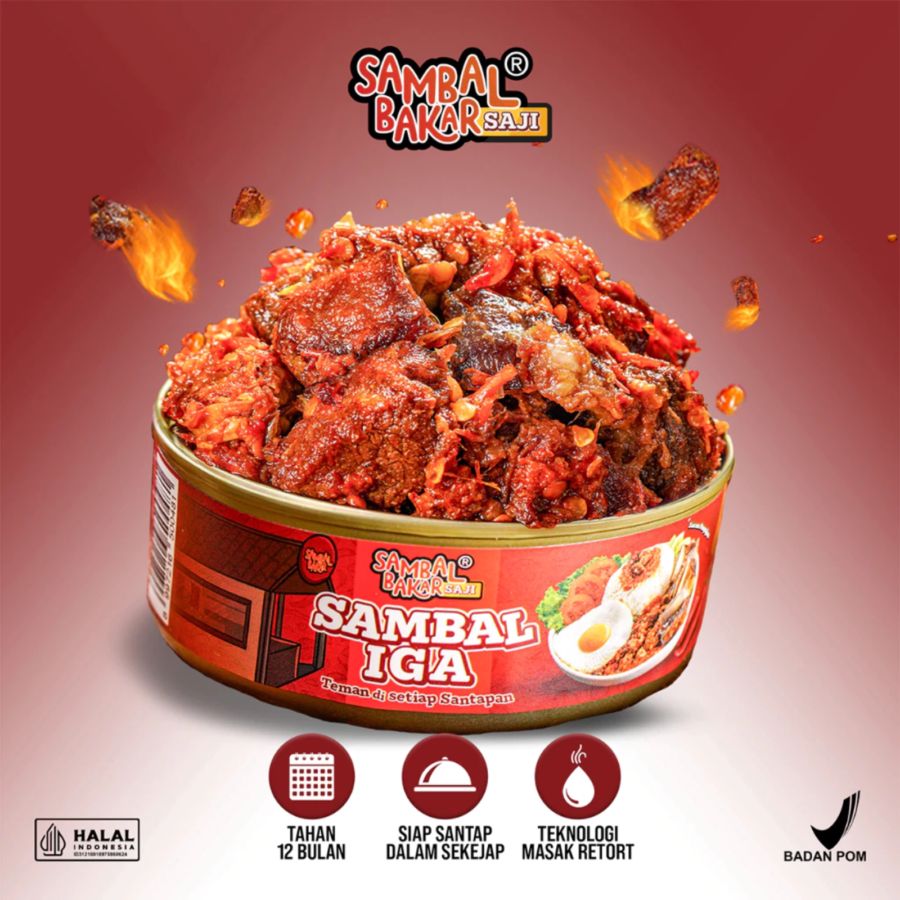 Sambal Bakar Saji Sambal Iga 140gram