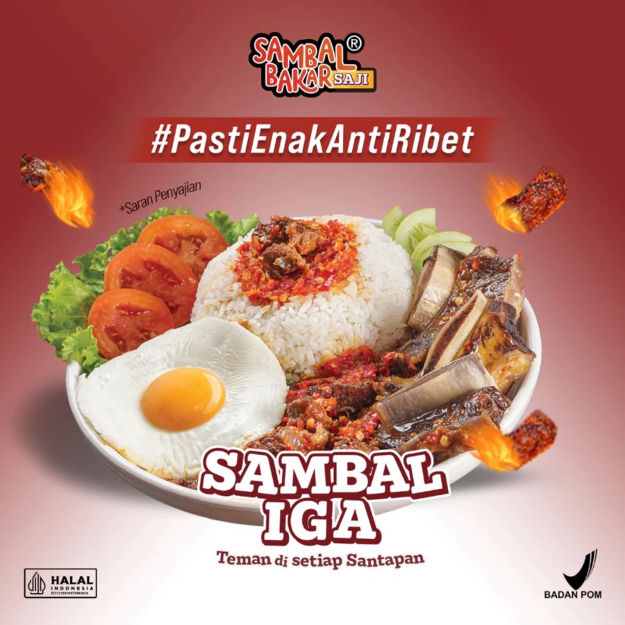 Sambal Bakar Saji Sambal Iga 140gram