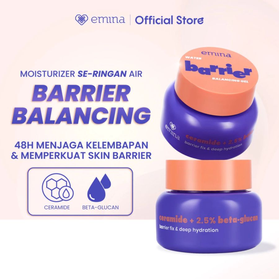 Emina Water Barrier Balancing Gel Pelembab Wajah 30gram