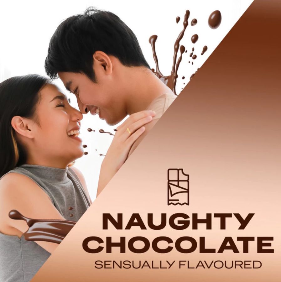 Durex Naughty Chocolate Kondom Gerigi Pria 3sachets