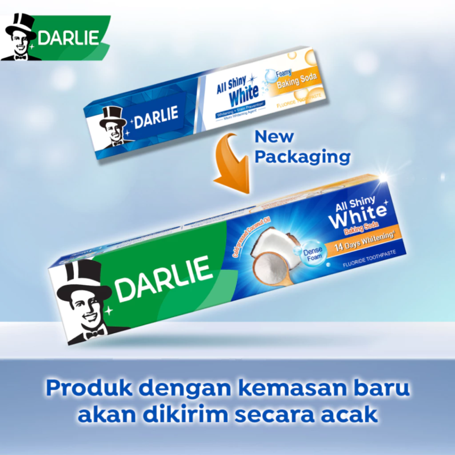 Darlie All Shiny White Baking Soda Pasta Gigi Pemutih 140gram