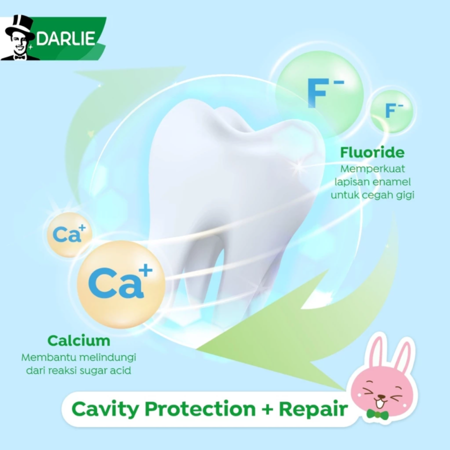 Darlie Kids Fruity Delight Pump Pasta Gigi Anak 120ml
