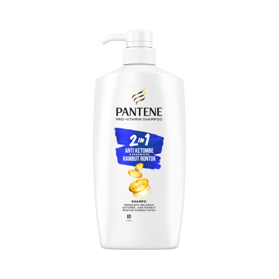 Pantene Pro V 2in1 Anti Ketombe & Perawatan Rambut Rontok Shampoo 990ml
