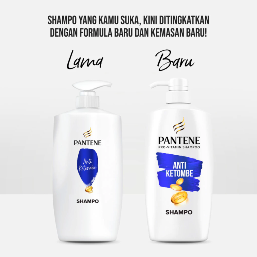 Pantene Pro V 2in1 Anti Ketombe & Perawatan Rambut Rontok Shampoo 990ml