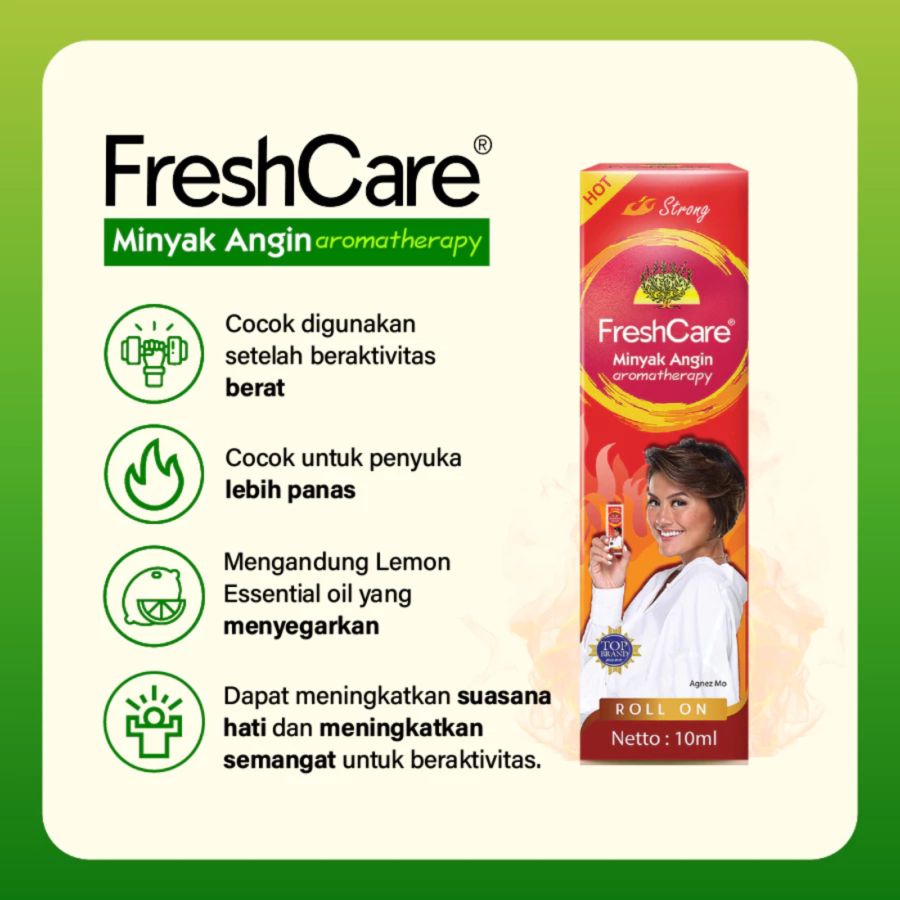 Freshcare Strong Minyak Angin Roll On 10ml
