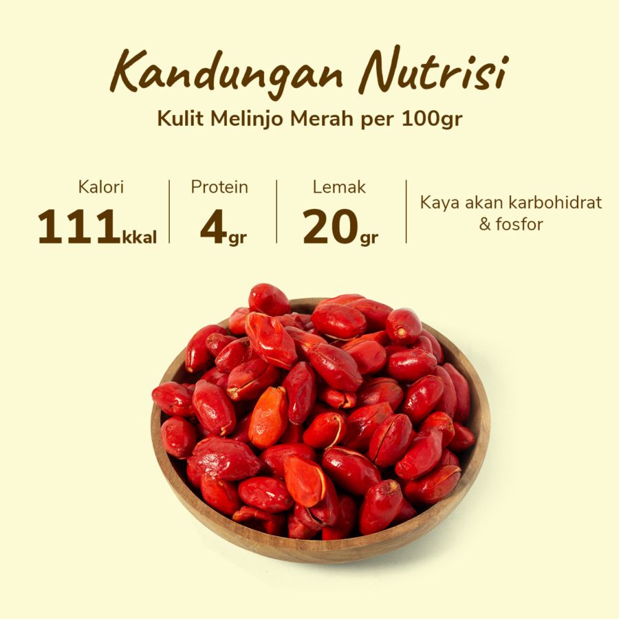 Kulit Melinjo Merah Astro Farm 500gram