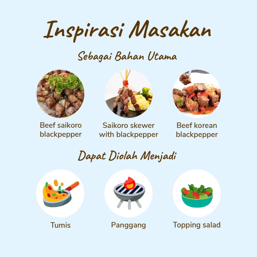 Olagud Chicken Saikoro Blackpepper 380gram