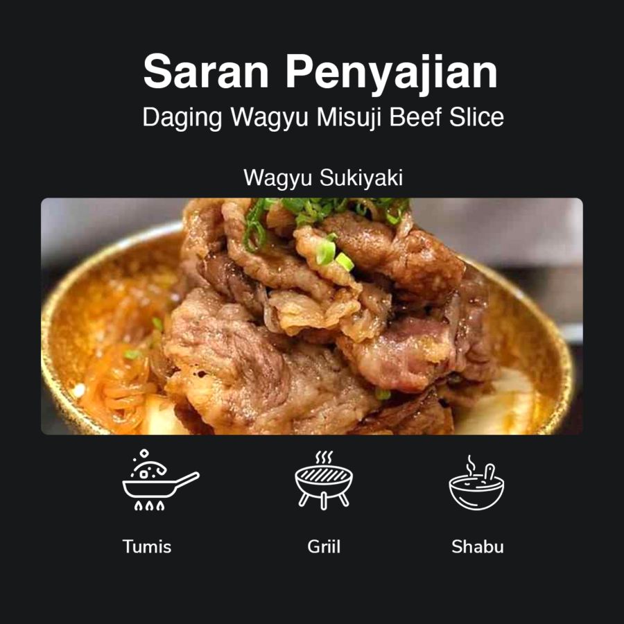 Daging Wagyu Misuji Beef Slice Astro Farm 250gram