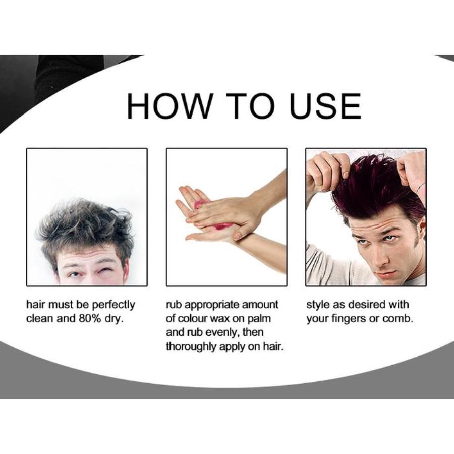 Sevich Hair Coloring Wax Hitam 120gram